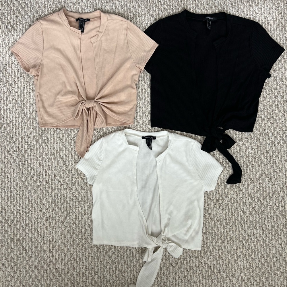 Forever 21 Front Tie Shirt Bundle